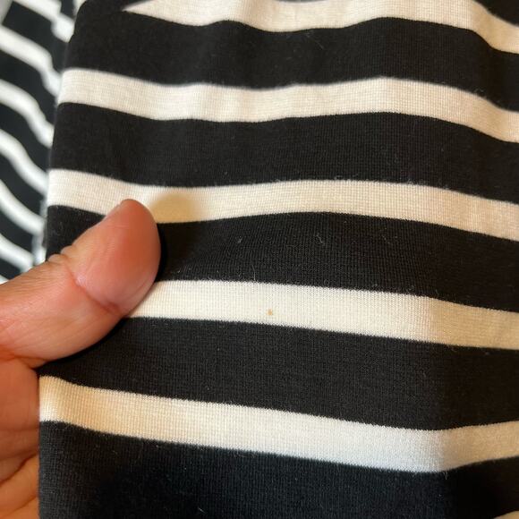 Kate Spade‎ Broome Street Black & White Stripe Fit & Flare Dress Size Small - Picture 8 of 8